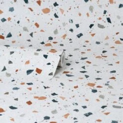 Brewster Terrazzo Multi Self Adhesive Wallpaper -Cool Decoration 30780886 alt02