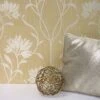 Fine Décor Wallpaper Florence Mustard Floral Wallpaper -Cool Decoration 30782437