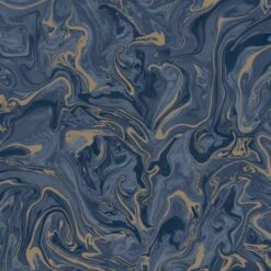 Fine Décor Wallpaper Marble Navy Wallpaper -Cool Decoration 30782549 alt05