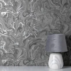 Fine Décor Wallpaper Marble Charcoal Wallpaper 11 Fine Décor Wallpaper Marble Charcoal Wallpaper -Cool Decoration 30782552 alt03