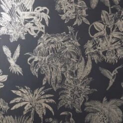 Dunelm Amazonia Gold And Charcoal Wallpaper -Cool Decoration 30782878 alt02