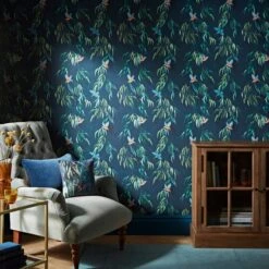 Natural History Museum Waterside Blue Wallpaper
