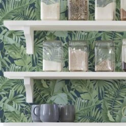 NuWallpaper Nu Wall Self Adhesive Maui Navy Wallpaper 10 NuWallpaper Nu Wall Self Adhesive Maui Navy Wallpaper -Cool Decoration 30782983 alt02