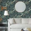 NuWallpaper Nu Wall Self Adhesive Jungle Luxe Navy Wallpaper 1 NuWallpaper Nu Wall Self Adhesive Jungle Luxe Navy Wallpaper -Cool Decoration 30782986
