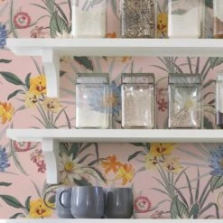 NuWallpaper Nu Wall Self Adhesive Tropical Floral Pink Wallpaper -Cool Decoration 30782989 alt02