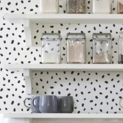 NuWallpaper Nu Wall Self Adhesive Spot Mono Wallpaper -Cool Decoration 30782990 alt02