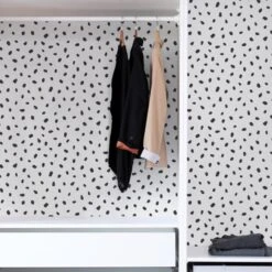 NuWallpaper Nu Wall Self Adhesive Spot Mono Wallpaper -Cool Decoration 30782990 alt05