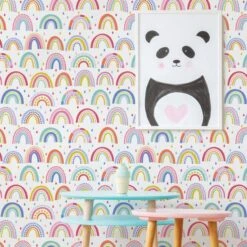 NuWallpaper Nu Wall Self Adhesive Over The Rainbow Multi Wallpaper