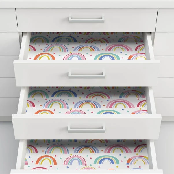 NuWallpaper Nu Wall Self Adhesive Over The Rainbow Multi Wallpaper 6 NuWallpaper Nu Wall Self Adhesive Over The Rainbow Multi Wallpaper - Image 4