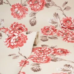 Dunelm Ashbourne Red Wallpaper 9 Dunelm Ashbourne Red Wallpaper -Cool Decoration 30783002 alt02