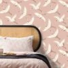 Dunelm Flying Cranes Blush Wallpaper -Cool Decoration 30783052