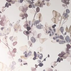 Dunelm Honesty Mauve Floral Wallpaper -Cool Decoration 30783108 alt02