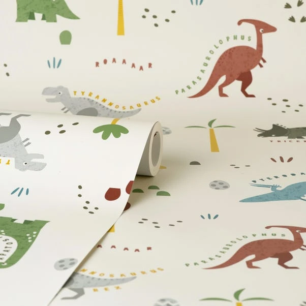 Dunelm Dinosaur Multi Wallpaper 5 Dunelm Dinosaur Multi Wallpaper - Image 3