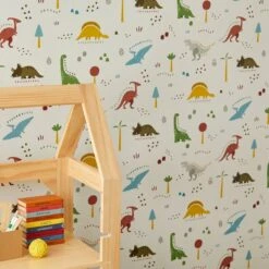 Dunelm Dinosaur Multi Wallpaper 10 Dunelm Dinosaur Multi Wallpaper -Cool Decoration 30783152 alt03