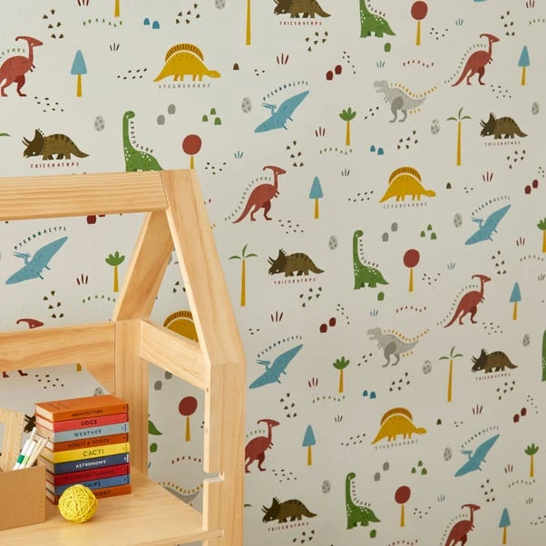 Dunelm Dinosaur Multi Wallpaper 6 Dunelm Dinosaur Multi Wallpaper - Image 4