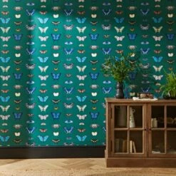 Natural History Museum Butterfly Curator Emerald Wallpaper