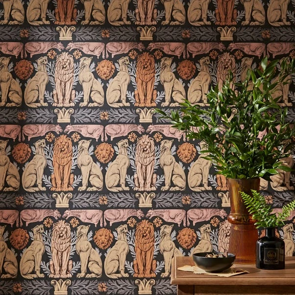 Natural History Museum Gothic Creatures Black Wallpaper 4 Natural History Museum Gothic Creatures Black Wallpaper - Image 2