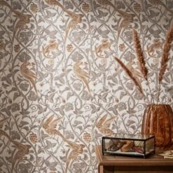 Natural History Museum Romanesque Cream Wallpaper -Cool Decoration 30788635 alt01