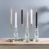 Dunelm Pack Of 6 Dinner Candles Monochrome -Cool Decoration 30791645