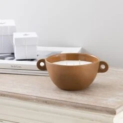 Dunelm Artisan Multiwick Candle Walnut & Sage -Cool Decoration 30791660 alt01