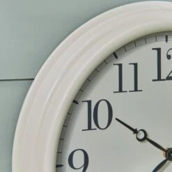 Dunelm Indoor Outdoor Country Cream Clock 40cm -Cool Decoration 30792006 alt02