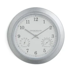 Indoor Outdoor Churchgate Galvanised Clock 35cm 11 Indoor Outdoor Churchgate Galvanised Clock 35cm -Cool Decoration 30792007 alt04
