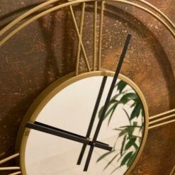 Dunelm Indoor Outdoor Luxe Gold Clock 60cm -Cool Decoration 30792008 alt02