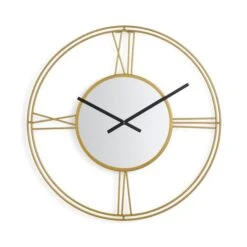 Dunelm Indoor Outdoor Luxe Gold Clock 60cm -Cool Decoration 30792008 alt04