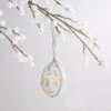 Dunelm White Embroidered Hanging Egg Decoration 2 Dunelm White Embroidered Hanging Egg Decoration -Cool Decoration 30792223