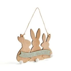 Dunelm Happy Easter Wooden Sign 7 Dunelm Happy Easter Wooden Sign -Cool Decoration 30792507 alt02