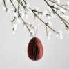 Dunelm Pink Paper Honeycomb Easter Egg Hanging Decoration -Cool Decoration 30792615