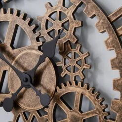 Dunelm Indoor Outdoor Cogs Clock 60cm -Cool Decoration 30793744 alt03