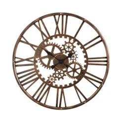 Dunelm Indoor Outdoor Cogs Clock 60cm -Cool Decoration 30793744 alt04