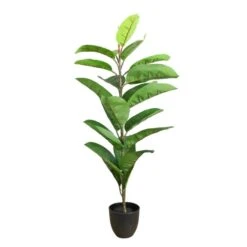 Dunelm Artificial Rubber Tree 90cm 9 Dunelm Artificial Rubber Tree 90cm -Cool Decoration 30794480 alt03