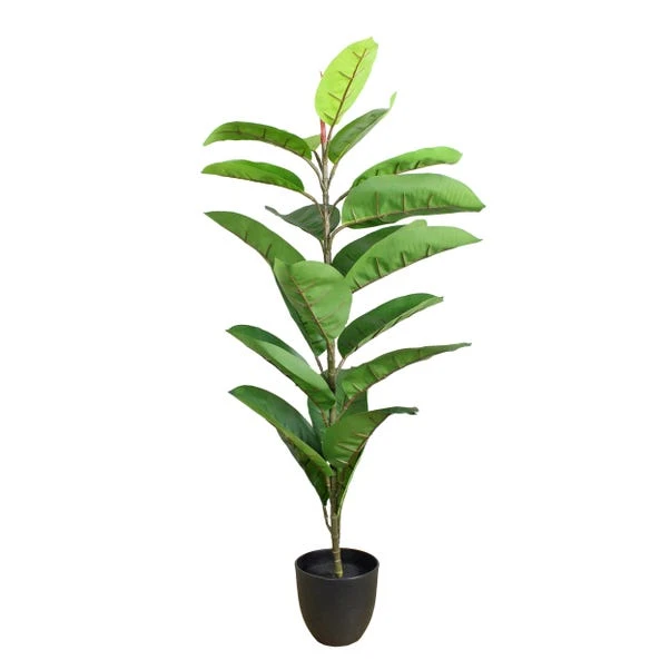 Dunelm Artificial Rubber Tree 90cm 6 Dunelm Artificial Rubber Tree 90cm - Image 4