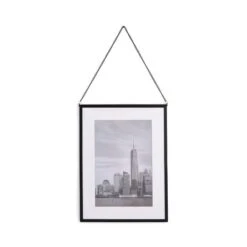 Dunelm Black Hanging Chain Photo Frame 16x12 -Cool Decoration 30795076 alt02