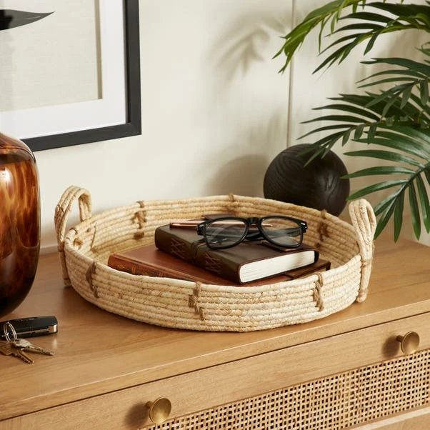 Dunelm Maize Rope Decorative Tray 3 Dunelm Maize Rope Decorative Tray