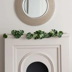 Dunelm Variegated Monstera Garland 110cm