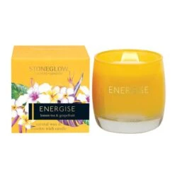 Stoneglow Lemon Tea & Grapefruit Energise Scented Candle