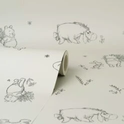 Disney Winnie Mindful Pooh Wallpaper -Cool Decoration 30796966 alt01
