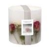 Stoneglow Red Rose Scented Pillar Candle -Cool Decoration 30797211
