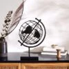 Dunelm Black Metal Globe -Cool Decoration 30798245