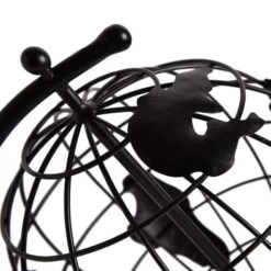 Dunelm Black Metal Globe -Cool Decoration 30798245 alt02