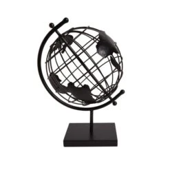 Dunelm Black Metal Globe -Cool Decoration 30798245 alt03
