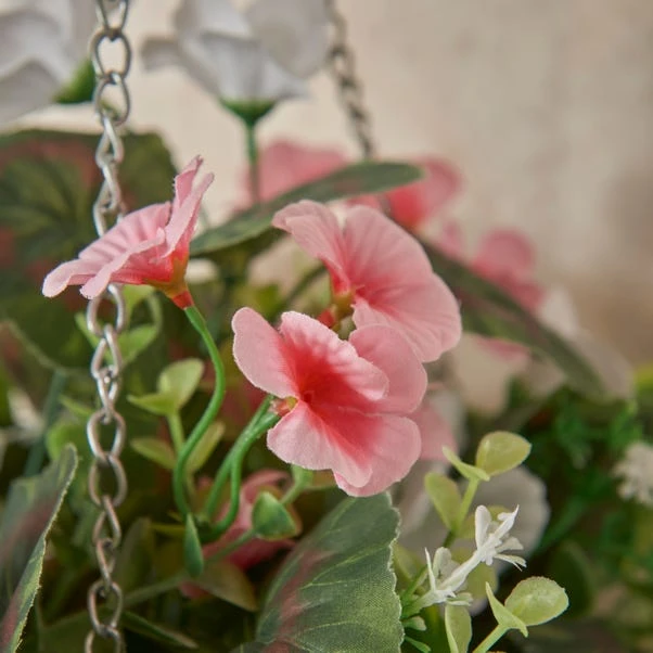 Dunelm Pansy Pink Hanging Cone 4 Dunelm Pansy Pink Hanging Cone - Image 2