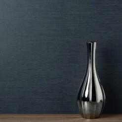 Crown Wallpaper Akina Texture Navy Wallpaper -Cool Decoration 30801586 alt02