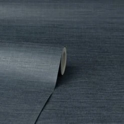 Crown Wallpaper Akina Texture Navy Wallpaper -Cool Decoration 30801586 alt04