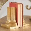 Pacific Lifestyle Matt Antique Brass Bookends -Cool Decoration 30803444