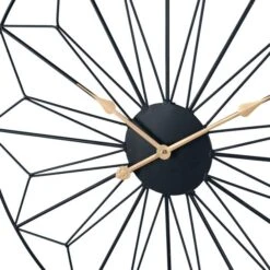 Pacific Lifestyle Black And Gold Geo Design Wall Clock 77cm 9 Pacific Lifestyle Black And Gold Geo Design Wall Clock 77cm -Cool Decoration 30803494 alt02