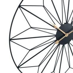 Pacific Lifestyle Black And Gold Geo Design Wall Clock 77cm 10 Pacific Lifestyle Black And Gold Geo Design Wall Clock 77cm -Cool Decoration 30803494 alt03